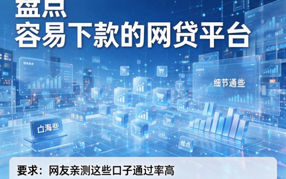 盘点五个容易下款的网贷平台，网友亲测这些口子通过率高