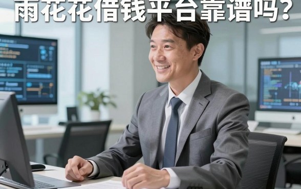 雨花花借钱平台靠谱吗？一个银行人偷偷告诉你审批真相