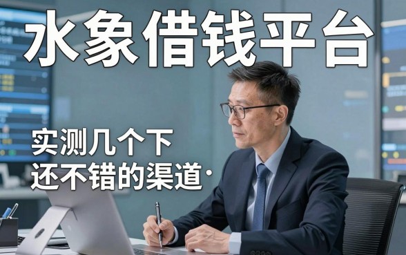 揭秘水象借钱平台：实测几个下款还不错的渠道
