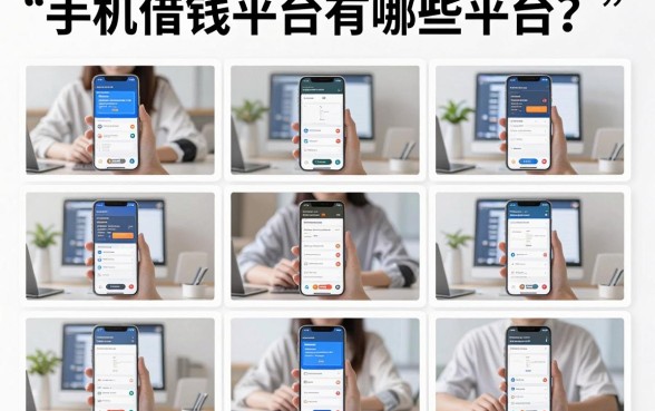 手机借钱平台有哪些平台？整理了十个门槛较低的下款渠道