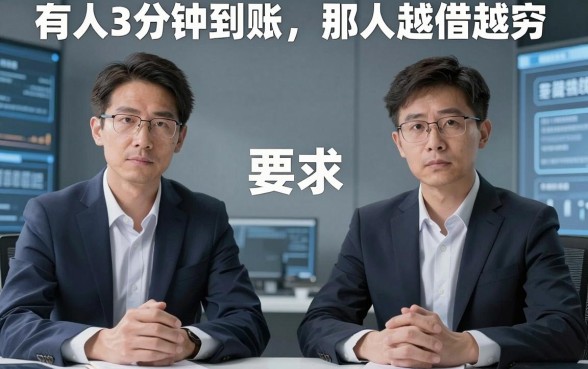 揭秘网络平台借钱过程：有人3分钟到账，有人越借越穷