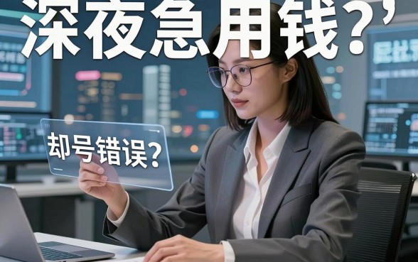 深夜急用钱却显示卡号错误？这背后的猫腻你真的清楚吗，该如何避免陷入网贷陷阱？