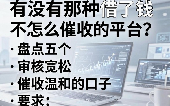 有没有那种借了钱不怎么催收的平台？盘点五个审核宽松、催收温和的口子