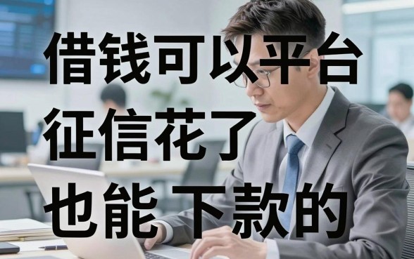 盘点5个借钱可以平台，征信花了也能下款的真实经验