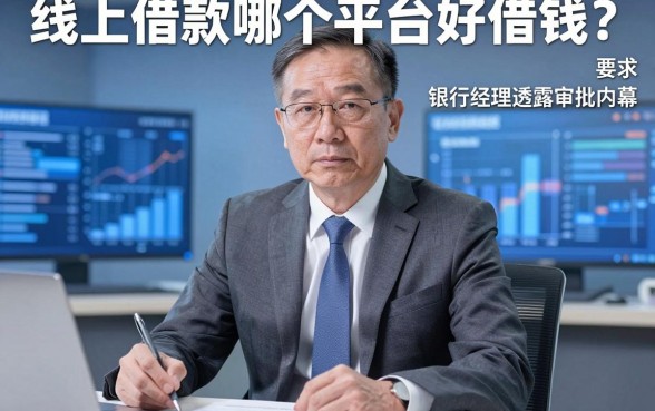 线上借款哪个平台好借钱？银行经理透露审批内幕