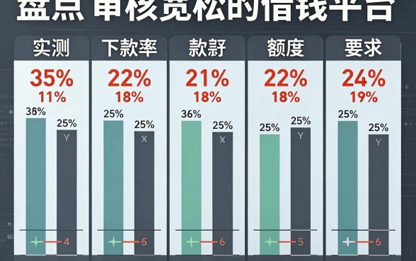 盘点五个审核宽松的借钱平台，实测下款率与额度分析
