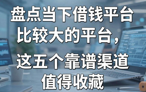 盘点当下借钱平台比较大的平台，这五个靠谱渠道值得收藏