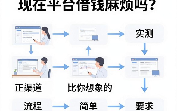 现在平台借钱麻烦吗？实测五个正规渠道，流程其实比你想象的简单