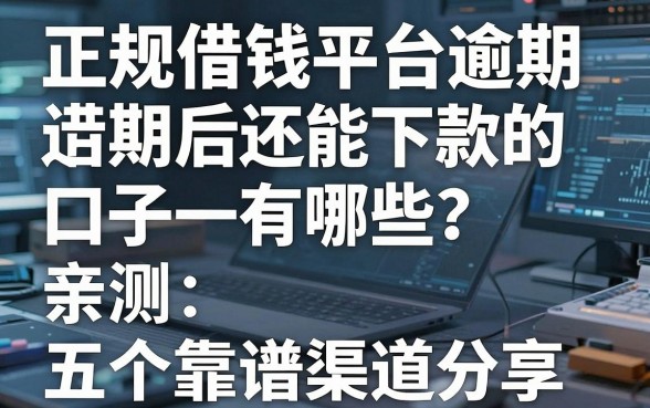 正规借钱平台逾期后还能下款的口子有哪些？亲测五个靠谱渠道分享