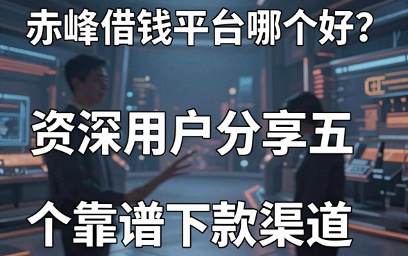 赤峰借钱平台哪个好？资深用户分享五个靠谱下款渠道