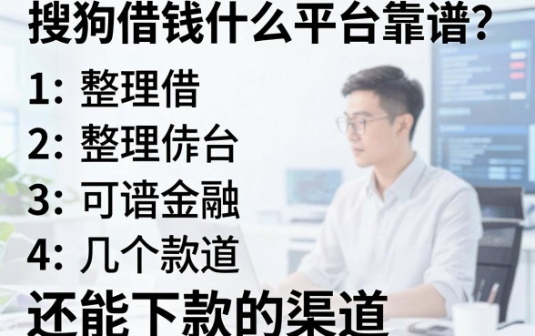 搜狗借钱什么平台靠谱？整理了几个还能下款的渠道