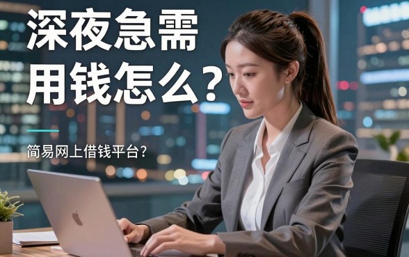 深夜急需用钱怎么办？哪里能找到靠谱的简易网上借钱平台？这几款神器你必须知道