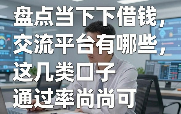 盘点当下借钱交流平台有哪些，这几类口子通过率尚可