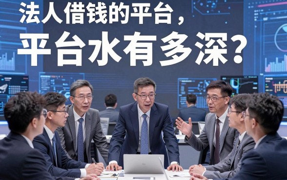 法人借钱的平台水有多深？我采访了30个老板，听到的大实话