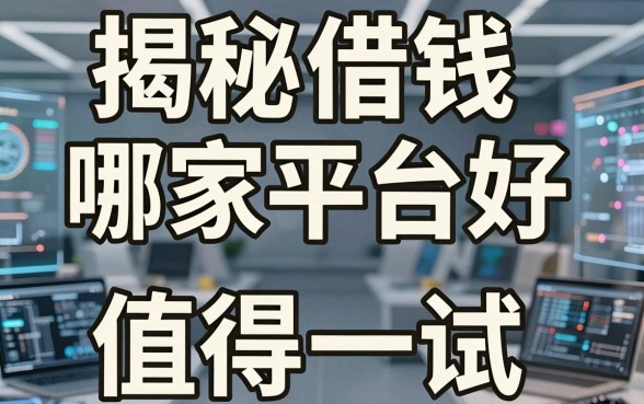 揭秘借钱哪家平台好，这几个下款渠道值得一试