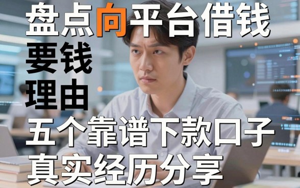 盘点向平台借钱理由及五个靠谱下款口子，真实经历分享