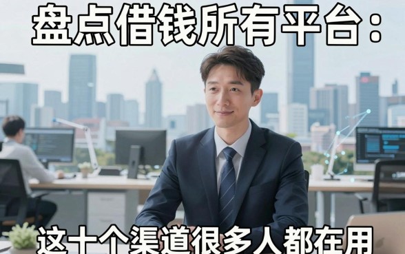 盘点借钱所有平台：这十个渠道很多人都在用