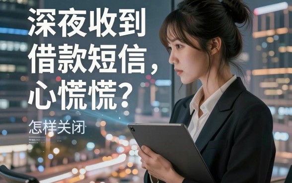 深夜收到借款短信心慌慌？怎样关闭借钱平台才能彻底杜绝后患？