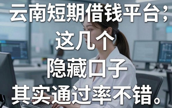 揭秘云南短期借钱平台：这几个隐藏口子其实通过率不错