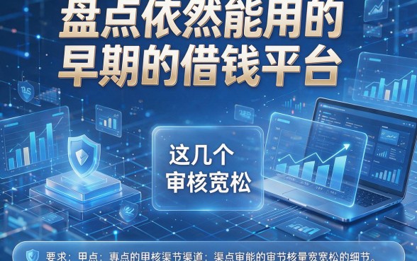 盘点依然能用的早期的借钱平台，这几个渠道审核宽松