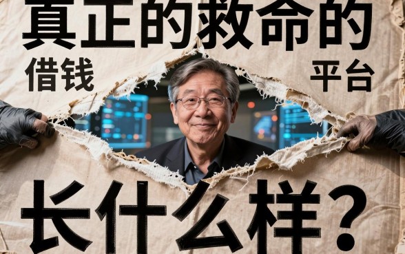 真正的救命的借钱平台长什么样？12年老中介撕开行业遮羞布