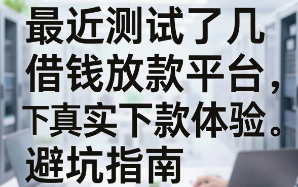 最近测试了几款主流的借钱放款平台，分享下真实下款体验和避坑指南