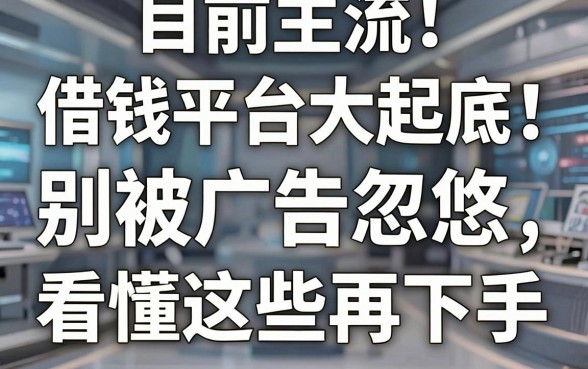 目前主流借钱平台大起底：别被广告忽悠，看懂这些再下手
