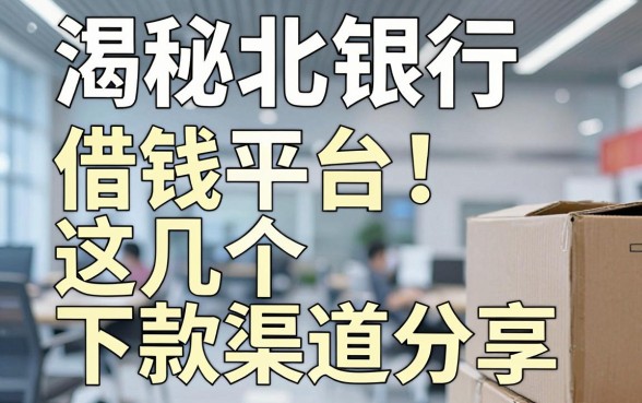 揭秘湖北银行借钱平台：实测这几个下款渠道分享
