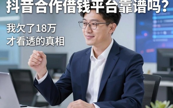 抖音合作借钱平台靠谱吗？我欠了18万才看透的真相