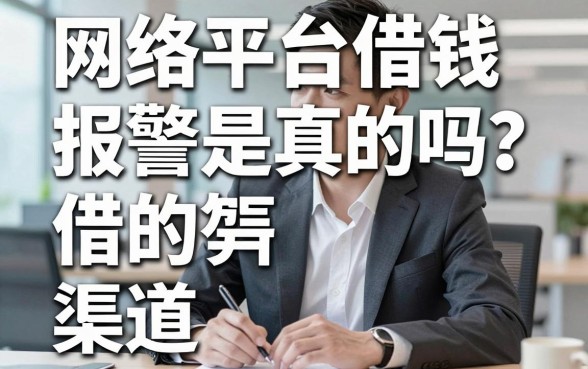 网络平台借钱报警是真的吗？盘点几个实用的借款渠道