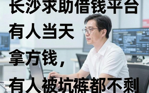 长沙求助借钱平台：有人当天拿钱，有人被坑得底裤都不剩