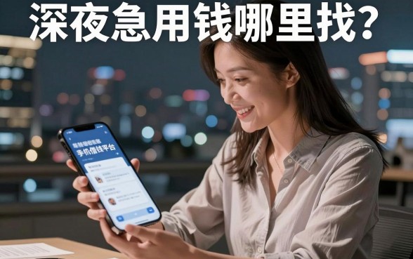 深夜急用钱哪里找？手机借钱平台哪个快？这几款神器让你告别等待焦虑！