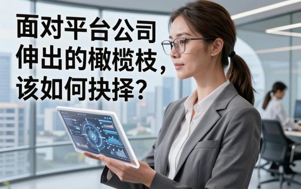 面对平台公司伸出的橄榄枝，该如何抉择？借钱给平台公司真的安全吗？