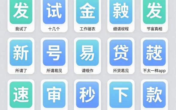 我试了十几个所谓的新号易贷速审秒下款app，发现真相和传言不太一样