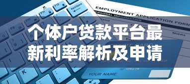 个体户贷款平台最新利率解析及申请指南