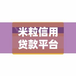 米粒信用贷款平台靠谱吗？用户实测+详细分析助你避坑