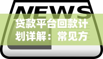 贷款平台回款计划详解：常见方式及选择技巧