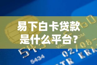 黑花借款口子新型，分析五个高中生贷款平台