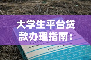 大学生平台贷款办理指南：步骤、条件及注意事项