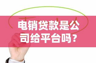 电销贷款是公司给平台吗？揭秘贷款电销合作模式与风险