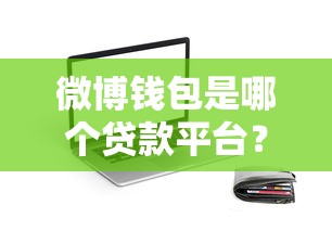 微博钱包是哪个贷款平台？贷款产品详解及使用指南