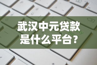 武汉中元贷款是什么平台？正规靠谱吗？申请条件及流程解析