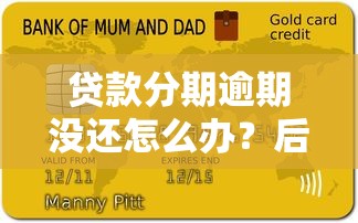 贷款分期逾期没还怎么办？后果及应对方法解析