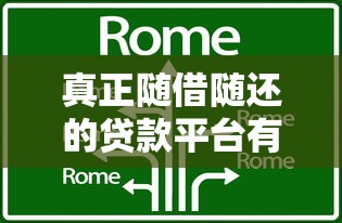 真正随借随还的贷款平台有哪些？这10个平台灵活又靠谱