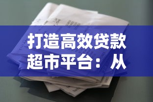 打造高效贷款超市平台：从搭建到运营的实战指南