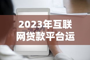 2023年互联网贷款平台运营数据深度解析：用户增长与风控策略