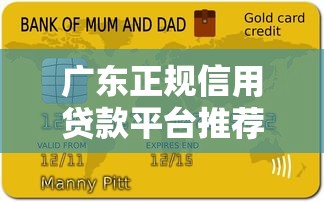 广东正规信用贷款平台推荐:2023年最新名单及申请攻略 广东正规信用贷款平台推荐:2023年最新名单及申请攻略