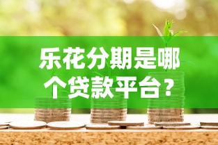 乐花分期是哪个贷款平台？全面解析平台资质与借款流程
