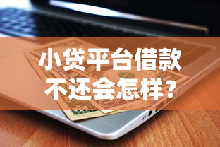 小贷平台借款不还会怎样？后果严重需谨慎！