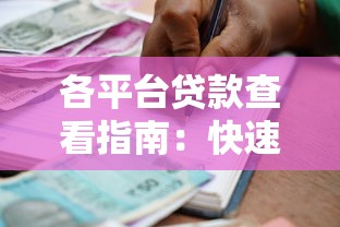 各平台贷款查看指南：快速找到适合你的借款渠道